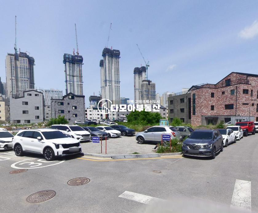 경기 평택시 고덕동 삼성반도체 인근 주차장 조성된 토지 월세 매물번호 10393 사진 2